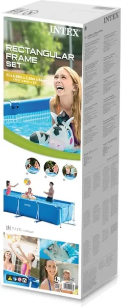 INTEX Frame Pool - Set Family 450 X 220 X 84 Cm, Farbe: Blau; 128273NP -Bestintex Geschaft 3867bab8ef4d9e61016b407f8e08f896