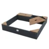 AXI Sandkasten Amy Aus Holz Mit Abdeckplane In Anthrazit & Braun | Sand Kasten Mit Abdeckung Für Kinder Mit Sitzbank, Sitzecken & Stauraum | 115 X 115 Cm -Bestintex Geschaft 390f2a2549f41da53c6ee4b52e25bee0