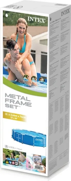 Intex Metal Frame-Pool 366 X 76 Cm -Bestintex Geschaft 3a77fcfde4f039ba25cd0b116d522db4