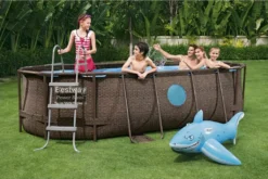 Bestway® Power Steel™ Swim Vista Series™ Aufstellpool Komplett-Set Mit Filterpumpe 427 X 250 X 100 Cm, Rattan-Optik (Schokobraun), Oval -Bestintex Geschaft 3a827d8c9fb28c595fc9b4edd9ccc1a5