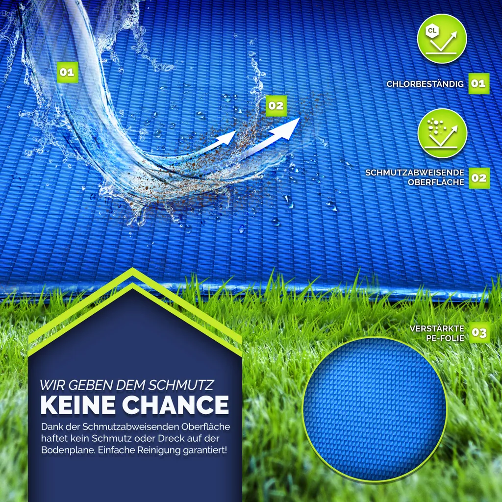 Tillvex Poolunterlage 396 X 396 Cm Bodenplane Bodenschutzplane Pool Bodenschutz Folie 3 Tillvex Poolunterlage 396 X 396 Cm Bodenplane Bodenschutzplane Pool Bodenschutz Folie