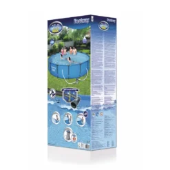Bestway Frame Pool "Steel Pro" Set - Rund, 427 X 84 Cm; 56595 -Bestintex Geschaft 3c6a02608ce67032757ed1a809775c64