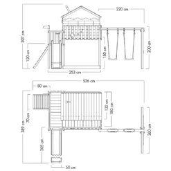 WICKEY Spielturm Klettergerüst Smart Coast Mit Schaukel & Rutsche, Stelzenhaus Mit Sandkasten, Kletterleiter & Spiel-Zubehör - Grün 15 WICKEY Spielturm Klettergerüst Smart Coast Mit Schaukel & Rutsche, Stelzenhaus Mit Sandkasten, Kletterleiter & Spiel-Zubehör - Grün -Bestintex Geschaft 3e765b9b100ddd584d6144ef9667c07f 1