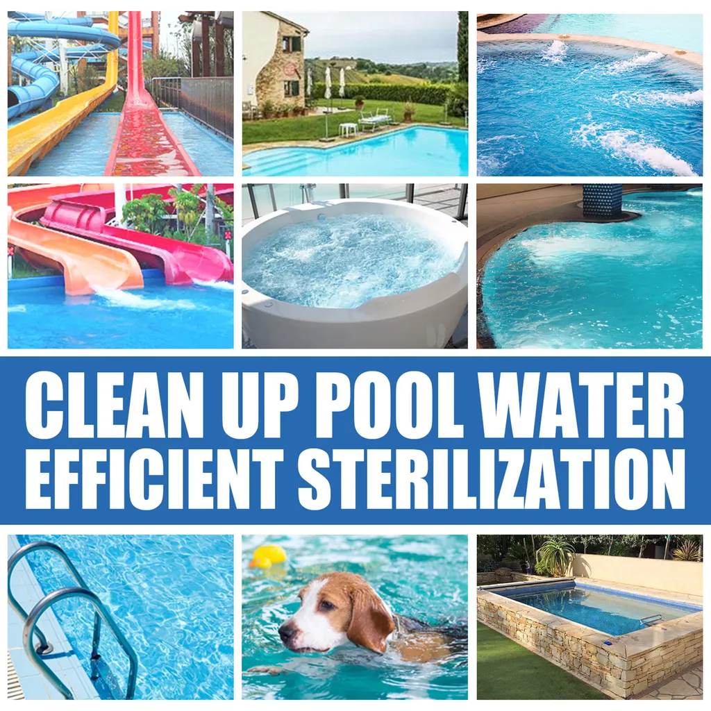 100g Pool Chlor Tabletten, Chlortabletten Für Pool Für Schnelldesinfektion Bei Wasserproblemen Im Pool 7 100g Pool Chlor Tabletten, Chlortabletten Für Pool Für Schnelldesinfektion Bei Wasserproblemen Im Pool – Bild 5