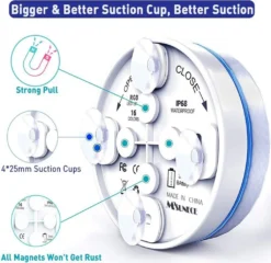 4-er/set 7cm Poolbeleuchtung Mit Saugnapf Unterwasser Licht 13-LED Wasserdichte Tauchen Licht Fernbedienung -Bestintex Geschaft 4310e3558d5113018382e4a496d0a59d