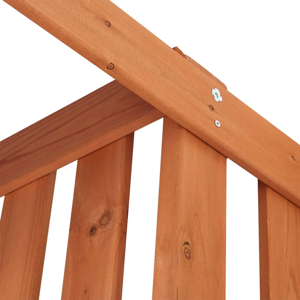 Juskys Spielturm Yannis – Klettergerüst Für Kinder Mit Rutsche, Schaukeln, Kletterwand & Zubehör – Kletterturm Für Outdoor Aus Holz Ab 3 Jahren 19 Juskys Spielturm Yannis – Klettergerüst Für Kinder Mit Rutsche, Schaukeln, Kletterwand & Zubehör – Kletterturm Für Outdoor Aus Holz Ab 3 Jahren – Bild 17