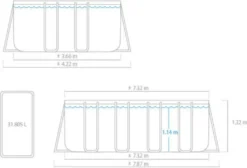INTEX 26364GN Ultra XTR Frame Pool (26364GN), 732x366x132cm, Inkl. RCD Sandfilterpumpe -Bestintex Geschaft 440d888aa4b6b45d8a94c17e84549cd3