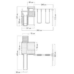 WICKEY Spielturm Klettergerüst Smart Camp Mit Schaukel & Rutsche, Baumhaus Mit Sandkasten, Kletterleiter & Spiel-Zubehör - Blau 23 WICKEY Spielturm Klettergerüst Smart Camp Mit Schaukel & Rutsche, Baumhaus Mit Sandkasten, Kletterleiter & Spiel-Zubehör - Blau -Bestintex Geschaft 45707815d85fca673261604be5380cf1 1