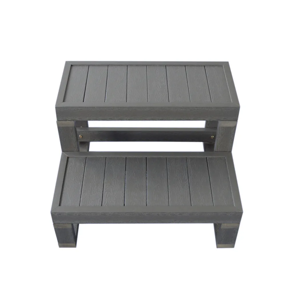 TroniTechnik WPC Aussentreppe Treppe Für Outdoor Whirlpool ELBA 5 TroniTechnik WPC Aussentreppe Treppe Für Outdoor Whirlpool ELBA – Bild 3