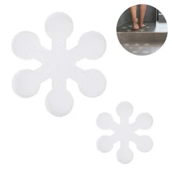 Anti Rutsch Sticker， Aufkleber Rutschstopper Für Dusche Badewanne Treppen Schneeflocke Antirutsch Sticker Sicherheit Im Badezimmer