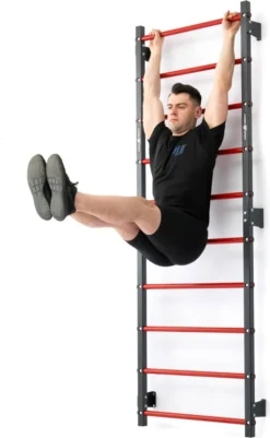 Marbo Sport Set MHU1 | Sprossenwand Zur Wandmontage 230 X 81 Cm MH-U204 + Multifunktionelle Klimmzugstange Für Die Wandmontage (2in1) MH-U205 -Bestintex Geschaft 46908638265ea769a48243a8b197aa12