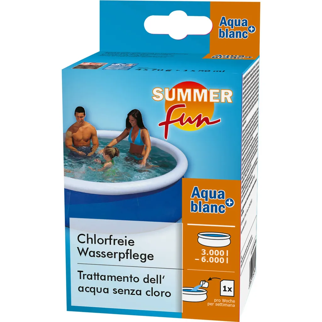 SUMMER FUN Aquablanc+ - Chlorfreie Wasserpflege - 0,38 Kg 3 SUMMER FUN Aquablanc+ - Chlorfreie Wasserpflege - 0,38 Kg