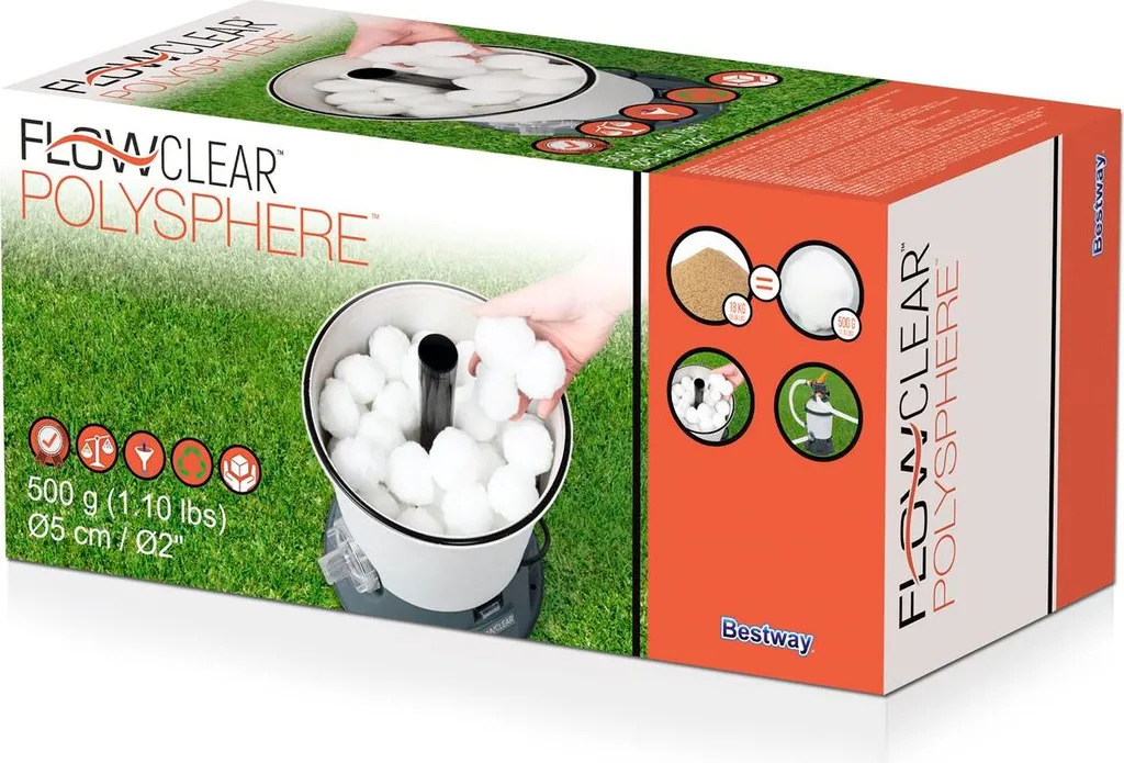 Bestway Flowclear Filterbälle Polysphere 500 G 2022 4 Bestway Flowclear Filterbälle Polysphere 500 G 2022 – Bild 2