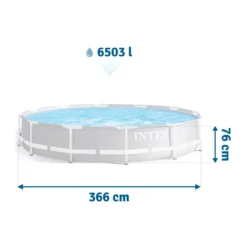 INTEX 26710NP - PrismFrame Pool (366x76cm) -Bestintex Geschaft 49856890d32ca9f397cfc2522195801b