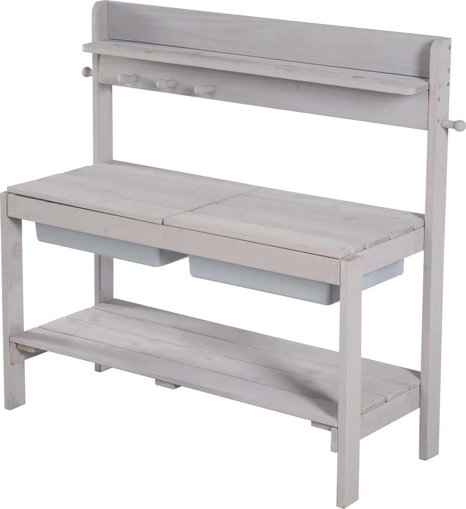 Roba Kinder Outdoor+ Gartenküche 'Fun', Holz, Matschküche Mit Abnehmbarer Abdeckung, Wetterfest 3 Roba Kinder Outdoor+ Gartenküche 'Fun', Holz, Matschküche Mit Abnehmbarer Abdeckung, Wetterfest