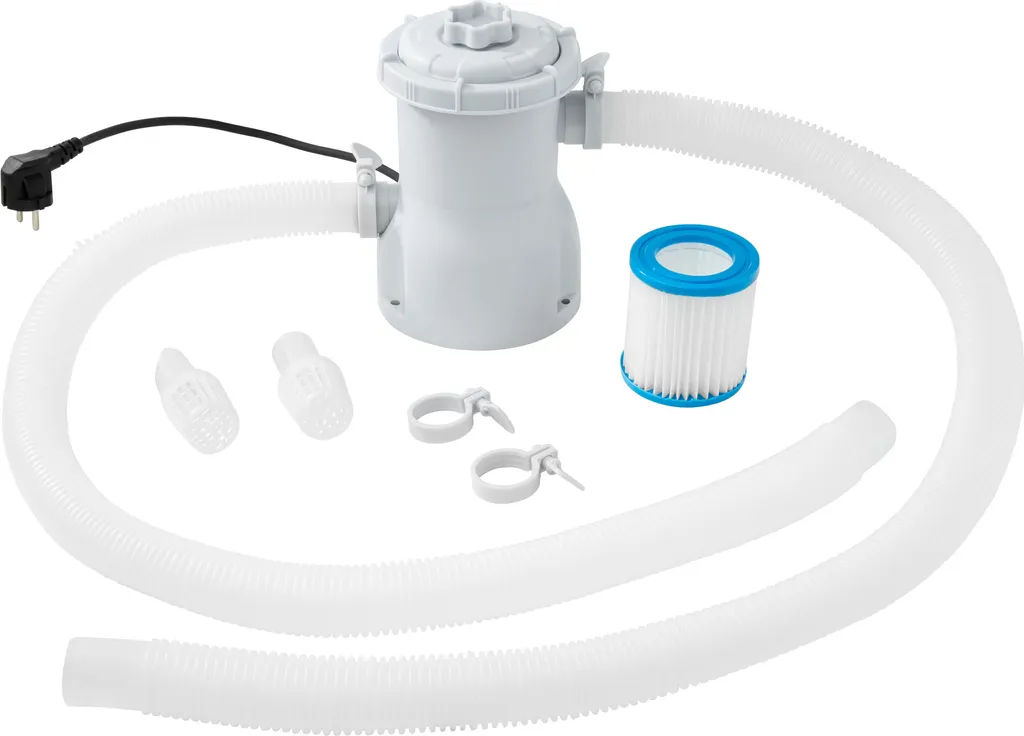 Tectake Swimming Pool Rund Mit Stahlrahmen Und Filterpumpe Ø 300 X 76 Cm - Pink 9 Tectake Swimming Pool Rund Mit Stahlrahmen Und Filterpumpe Ø 300 X 76 Cm - Pink – Bild 7