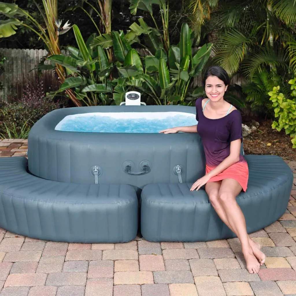 Bestway Lay-Z-Spa™ Square Surround 174x40x35 Cm, Einfassung Für Quadratische Whirlpools, Aufblasbar 8 Bestway Lay-Z-Spa™ Square Surround 174x40x35 Cm, Einfassung Für Quadratische Whirlpools, Aufblasbar – Bild 6