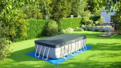 Intex Prism Frame Swimming Pool 488x244x107 Cm Rechteck Stahlwand Leiter & Pumpe 26792 Komplett-Set Mit Extra-Zubehör Wie: Strandball Und Luftmatratze -Bestintex Geschaft 515036d283d6a10f0f4b44d8b1e8780b