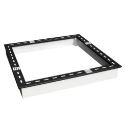 SUNNY Sandkasten Sandy Aus Holz Mit Abdeckplane | Sand Kasten In Schwarz & Weiß Mit Straßenmotiv & Abdeckung Für Kinder | 127 X 127 Cm