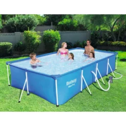 Bestway 56424 Rechteckig Aufstellpool Schwimmbad Steel Pro 400x211x81 CmGestalten: Rechteckig, Maße: 4 - 4,99 M, Filterpumpe: 58381 -Bestintex Geschaft 52b3ed95a3fbb7263e2ce4f4c1a222e2