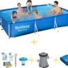 Bestway Pool - Steel Pro - 300 X 201 X 66 Cm - Inklusive WAYS Wartungspaket, Filterpumpe & Bodenplane 1 Bestway Pool - Steel Pro - 300 X 201 X 66 Cm - Inklusive WAYS Wartungspaket, Filterpumpe & Bodenplane -Bestintex Geschaft 563a85474f5cb7817a9b2e7763838b7b