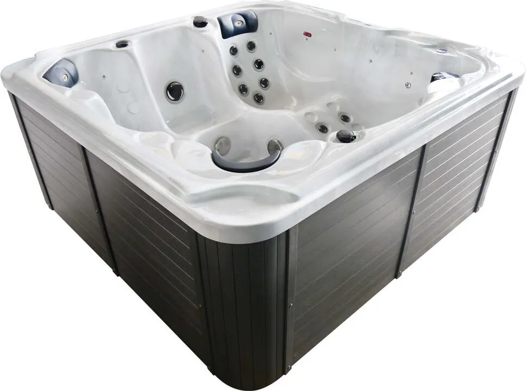 Outdoorwhirlpool Oasis Maxi Weiß Inkl. Treppe Und Abdeckung - 210 X 210 X 92cm 5 Outdoorwhirlpool Oasis Maxi Weiß Inkl. Treppe Und Abdeckung - 210 X 210 X 92cm – Bild 3