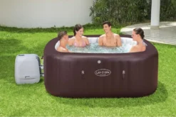 Bestway LAY-Z-SPA® Whirlpool Maldives HydroJet Pro™, Eckig, 201x201x80cm, 60033 -Bestintex Geschaft 5749d454156c8c38856d89344ccac571