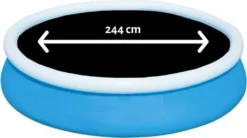 Intex Metal Frame Pool - 244 X 51 Cm - Inklusive Solarsegel, Filterpumpe & Filter -Bestintex Geschaft 5932bae9dc28a2345e606d85dc0e4685