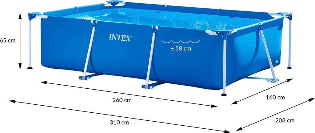 Intex Family Rahmenpool 28271NP Blau 260 X 160 X 65 Cm 22 Intex Family Rahmenpool 28271NP Blau 260 X 160 X 65 Cm – Bild 20