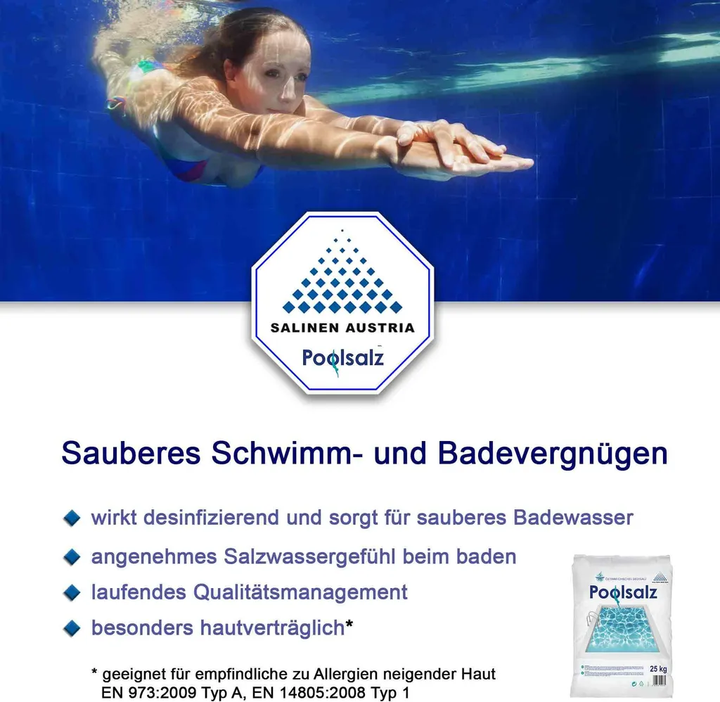 Schwimmbad Salz Poolsalz 25kg Wasserpflege Natursalz Salz Schwimmbadpflege 14 Schwimmbad Salz Poolsalz 25kg Wasserpflege Natursalz Salz Schwimmbadpflege – Bild 12
