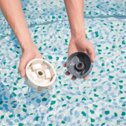 Bestway Whirlpool Lay-Z-Spa Miami | 4 Personen | 81 Massageluftdüsen | Automatisch Aufblasbar | 180x66 Cm | Schwarz/türkis | Abdeckung | Indoor Outdoor -Bestintex Geschaft 599aaf67768c0933ed22f8fc77507fbd