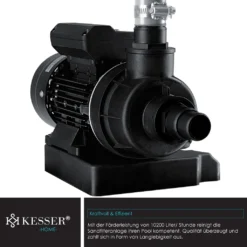 KESSER® Sandfilter Sandfilteranlage + 700g Filterbälle Ersetzen 25kg Filtersand- Poolfilter 10 M³/h Filteranlage Filterkessel Für Pool Schwimmbecken 4-Wege Ventil , Einfache Steuerung, Farbe:Blau -Bestintex Geschaft 59e76569e2803ab660f8b8f72d298ca5