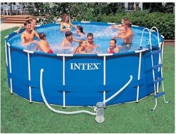 Intex Anbau-Pool Metal Frame Mit Zubehör Ø457 X 122 Cm Blau -Bestintex Geschaft 5a51684652d64703204a820fb8a118a5