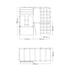 WICKEY Klettergerüst Spielturm Smart Action Gartenspielgerät Mit Kletterwand & Spiel-Zubehör - Grün -Bestintex Geschaft 5aea1beaa8f2f83744923903da17b3bb