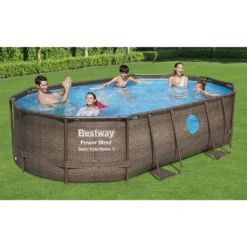 Bestway Power Steel™ Frame Pool Komplett-Set, Oval, 488x305x107cm, 56946 -Bestintex Geschaft 5c1702299741615d798b1058e4493c1a