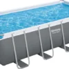Bestway® Power Steel™ Frame Pool Komplett-Set Mit Sandfilteranlage 488 X 244 X 122 Cm, Grau, Eckig -Bestintex Geschaft 5c20d5fb8e0c7c9c13701264afaf19f4