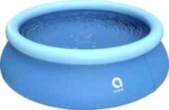 Avenli Prompt Set 240 X 63 Cm Quick Up Pool, Mit Aufblasbarem Ring, Aufstellpool Ohne Pumpe, Blau