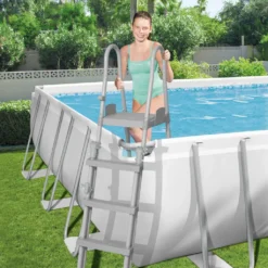 Bestway Power Steel™ Frame Pool Komplett-Set, Eckig, Mit Sandfilteranlage, Sicherheitsleiter & Abdeckplane 732 X 366 X 132 Cm 30 Bestway Power Steel™ Frame Pool Komplett-Set, Eckig, Mit Sandfilteranlage, Sicherheitsleiter & Abdeckplane 732 X 366 X 132 Cm -Bestintex Geschaft 5cba9e08e628a9ac0ab758d6cf1575c9