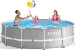 INTEX 26716GN Prism Frame Pool Inkl. GS-Filterpumpe Und Leiter (366x99cm) -Bestintex Geschaft 602c0dec5a9642ea4432bbb2d2282159