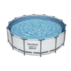 Bestway Steel Pro Max™ Frame Pool Komplett-Set, Rund, 427x122cm, 5612X -Bestintex Geschaft 609b590bf5fbc0fa0bd67ec2bd07a171