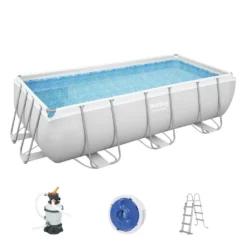 Bestway Power Steel Frame Rectangular Pool Set 56442 404 X 201 X100 Cm -Bestintex Geschaft 614282c7dc50f904f165f7135f3f732b