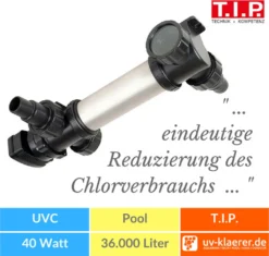 T.I.P. Pool Schwimmbad Teich UV-C Strahler SPU 36000 -Bestintex Geschaft 61d5ac434810f52661201007ba502c5d