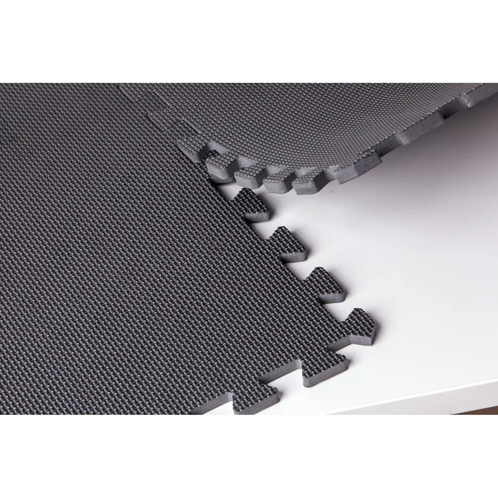 SUMMER FUN Bodenschutzmatten, Grau, 500x500x8mm (8 Stück Im Set = 2qm) 4 SUMMER FUN Bodenschutzmatten, Grau, 500x500x8mm (8 Stück Im Set = 2qm) – Bild 2