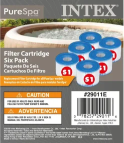 INTEX 29011 Typ S1 PureSpa Easy Set Ersatzfilter Für Pool Spa Whirlpool 6 Stück -Bestintex Geschaft 64749744f0559259bc11a9db2dd9caa6