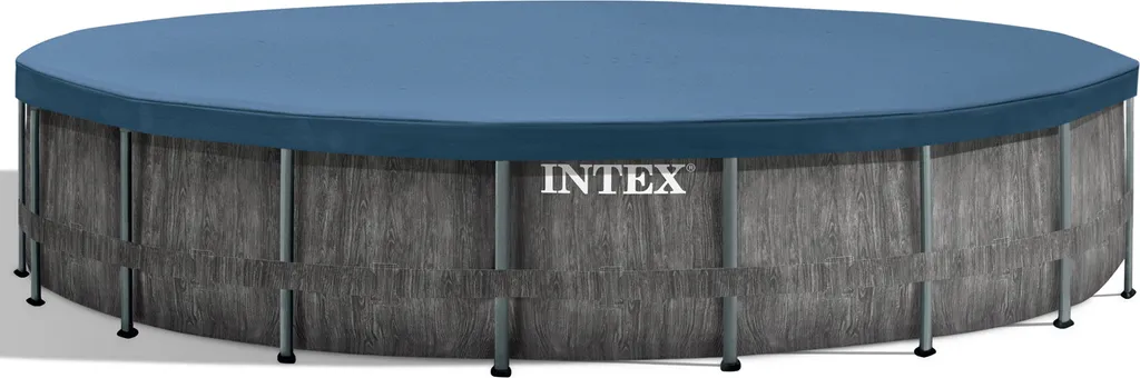 Intex 26744 Rund Aufstellpool Prism Frame Greywood 549x122 CmGestalten: Rund, Maße: 5 - 5,99 M, Filterpumpe: 28636 14 Intex 26744 Rund Aufstellpool Prism Frame Greywood 549x122 CmGestalten: Rund, Maße: 5 - 5,99 M, Filterpumpe: 28636 – Bild 12