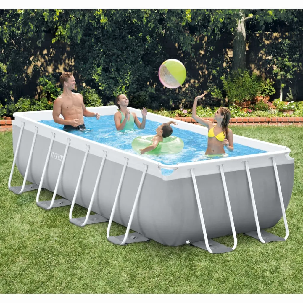 Intex Frame Pool Set Prism Quadra 400 X 200 X 100 Cm 11 Intex Frame Pool Set Prism Quadra 400 X 200 X 100 Cm – Bild 9