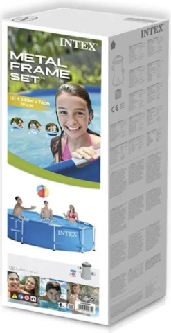 INTEX 28202GN MetallFramePool-Set Mit GS-Pumpe -Bestintex Geschaft 68a12a7762351a0eadeb4b741e52744d