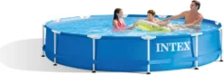 INTEX Metal Frame Set Zwembad Incl. Filterpomp (Ø:366cm. H:76cm) -Bestintex Geschaft 6aca3fef128ab6cdee9b24f1e6ba2788