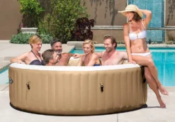 Intex Pool PureSPA 'Bubble' Whirlpool 165cm Durchmesser X 71cm Hoch Für 6 Personen