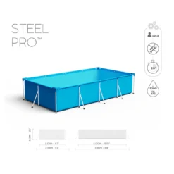 BESTWAY 56411 Steel Pro Frame Swimmingpool Filterpumpe Rechteckig 300x201x66cm 35 BESTWAY 56411 Steel Pro Frame Swimmingpool Filterpumpe Rechteckig 300x201x66cm -Bestintex Geschaft 6c035197061ec51c4ce4a73e9057cd51